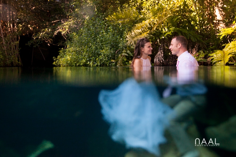 Cenote underwater Trash the Dress