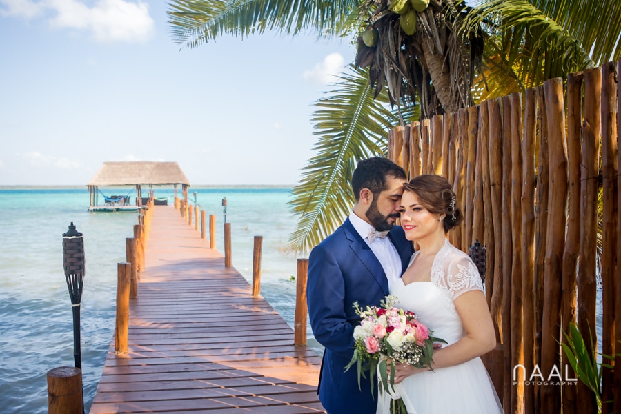 Bacalar destination wedding- Arlenis Ruiz - Naal Wedding Photography