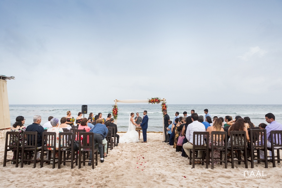 Blue Venado Beach Club beach wedding Naal Wedding Photography